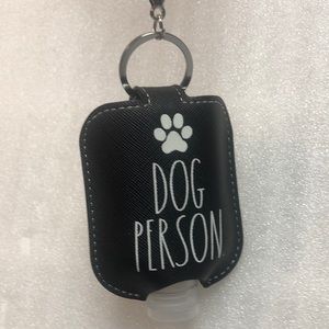 Unisex Black Case Disinfectant with black lanyard